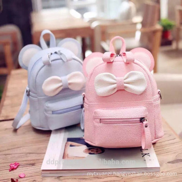 2017 fashion angel kiss bags pink blue PU shoulder bag for girls